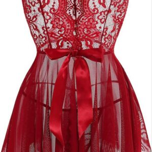 لباس خواب حریر و دانتل