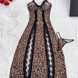 لباس خواب فانتزی بلند پلنگی