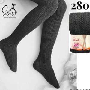 جوراب شلواری بافت گندمی